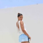 FALDA IBIZA CELESTE