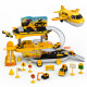 Avión Transformable Pista Construcción Vehículos Juguete Avión Transformable Pista Construcción Vehículos Juguete