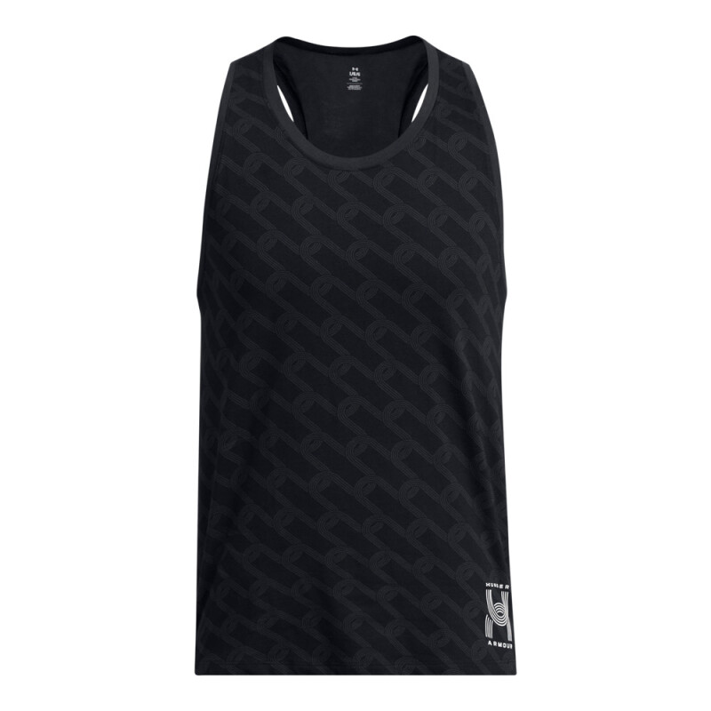 UA RUN ANYWHERE SINGLET-BLK BLK-001