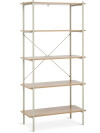 Estantería VANDBORG 5 estantes /roblebeige Estantería VANDBORG 5 estantes /roblebeige
