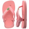 Sandalias Havaianas Baby Brasil Logo Niños Rosa Mango