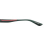 Lentes De Sol One Piece Bossa Nova De Policarbonato Verde/Negro