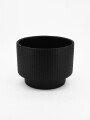 MACETA DECORATIVA LINEA NEGRO