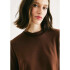 BLUSA MM FEM MARROM ESCURO