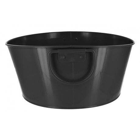Balde de metal negro para botellas 30x14cm Balde de metal negro para botellas 30x14cm
