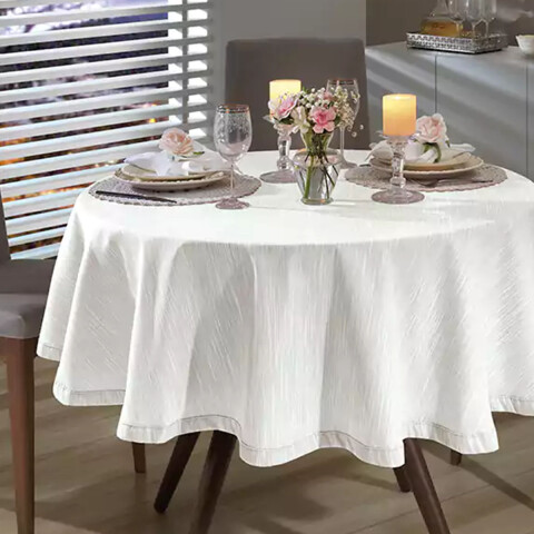 Mantel Dohler Clean Passion Redondo - Varios Colores NATURAL