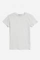 T-shirt manga corta lisa CRUDO