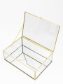 CAJA METAL RECTANGULAR TRANSPARENTE