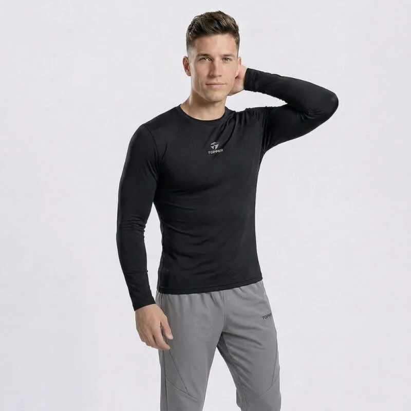 T-SHIRT TÉRMICA ML NEGRO