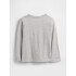 V-FRCH LS LOGO TEE LIGHT HEATHER GREY B08