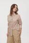 CAMISA JAZMINA STRIPES Beige