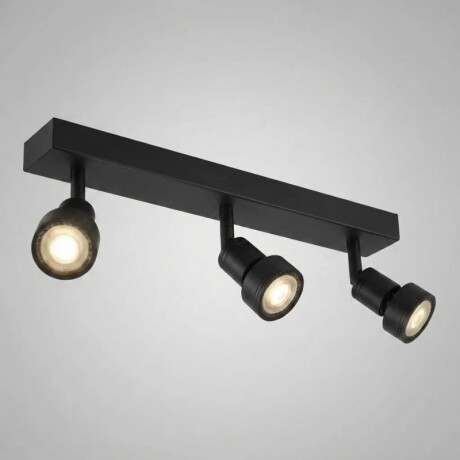 AASO Lámpara Niza Triple Orientable Negra