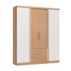 Ropero Placard Bravo New 4 Puertas 3 Cajones Angelin/Blanco Ropero Placard Bravo New 4 Puertas 3 Cajones Angelin/Blanco