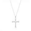 Dije cruz - Plata 925 - zirconias - CP4652 conpiedra