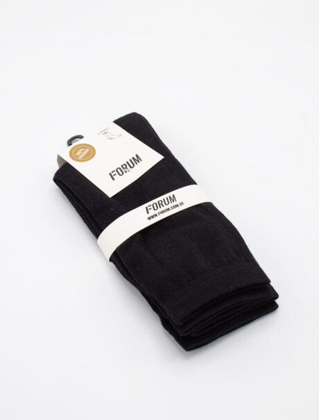 Media Casual Square Pack x 2 Pares Negro