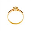 Anillo-Oro bajo-Piedra Zirconia-AN8030 conpiedra