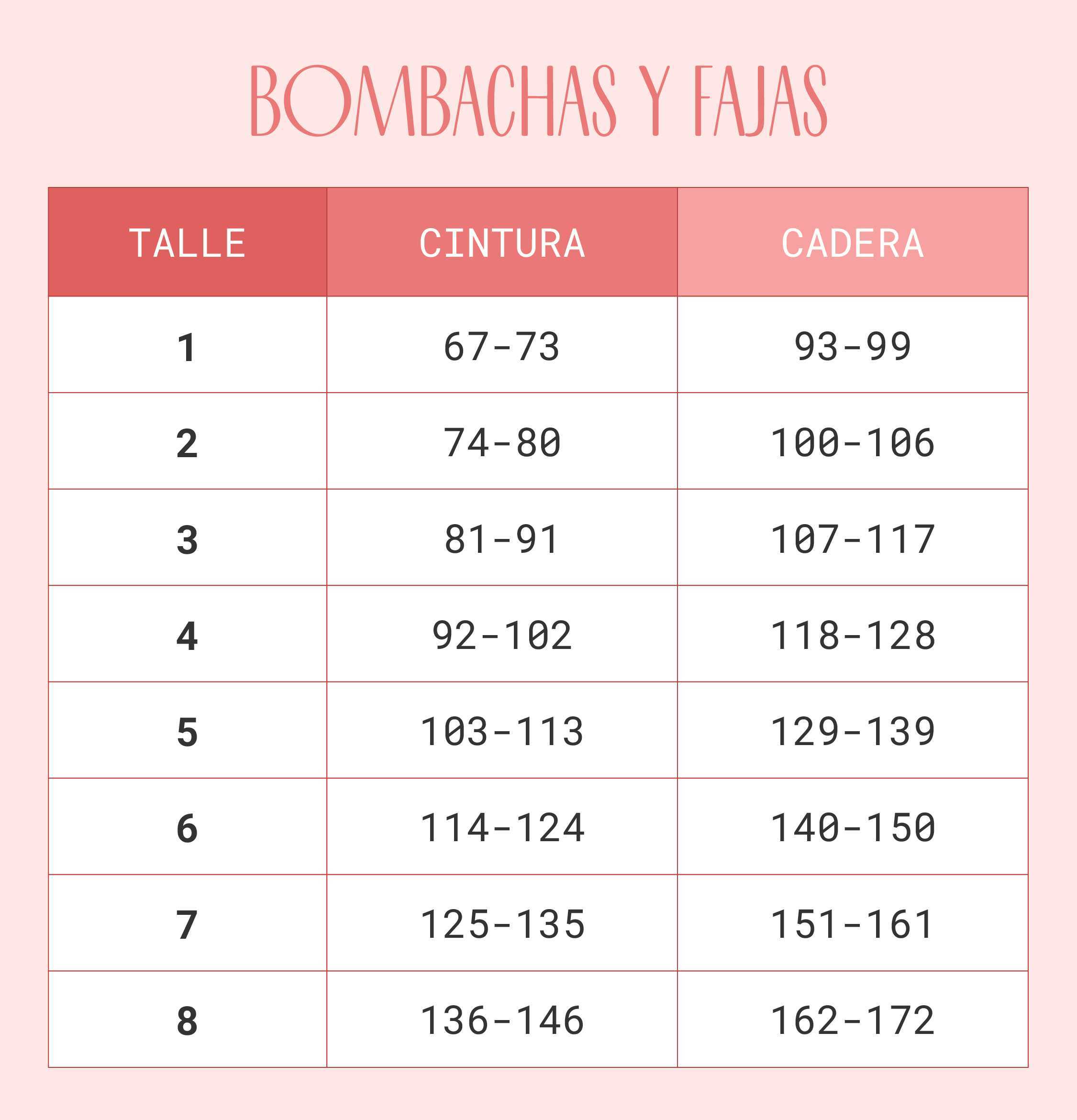 Bombachas y fajas