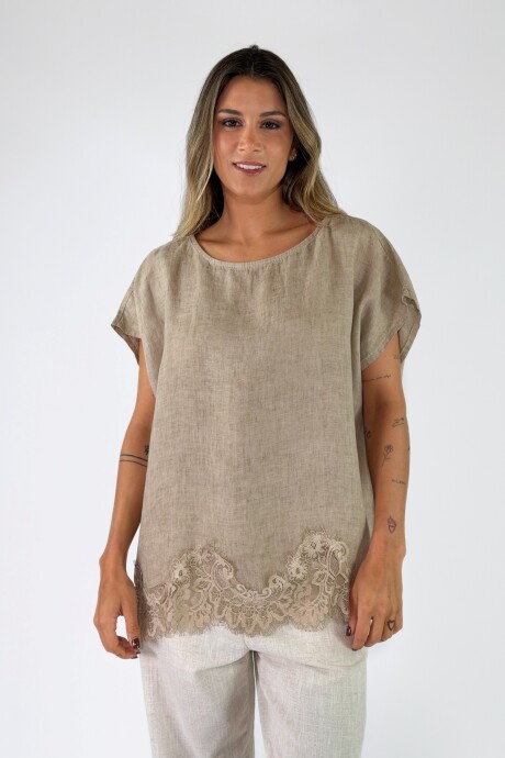 BLUSA MOLI Beige