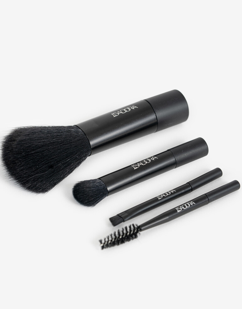 Brochas y Aplicadores Brochas Set De Mini Brochas De Maquillaje - Negro