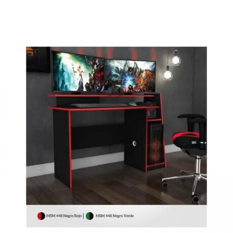 Escritorio Gamer Evolution Negro Y Rojo Escritorio Gamer Evolution Negro Y Rojo
