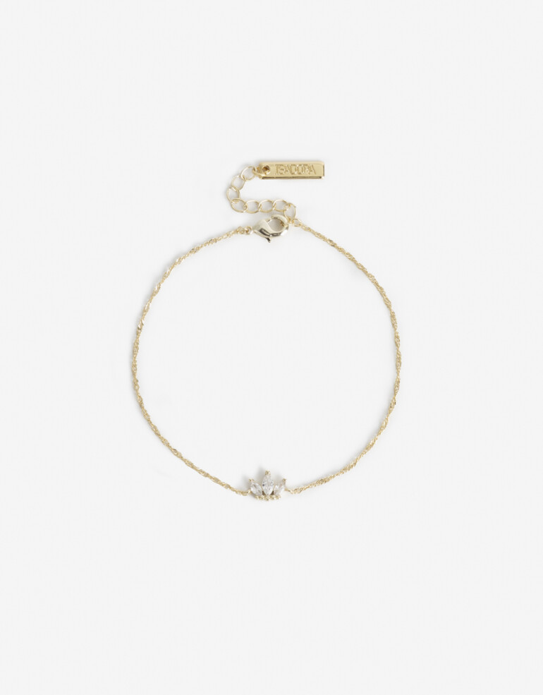 Pulseras Flexibles Cubic zirconia Pulsera Flexible Cubic Dorado - Dorado