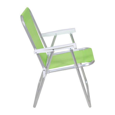 Silla Plegable de Aluminio 1 Posición VERDE
