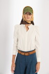 Camisa Lilium en Algodón Blanca