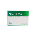 DIBACTIL 500 MG. CJ X 20 COMP. REC. única