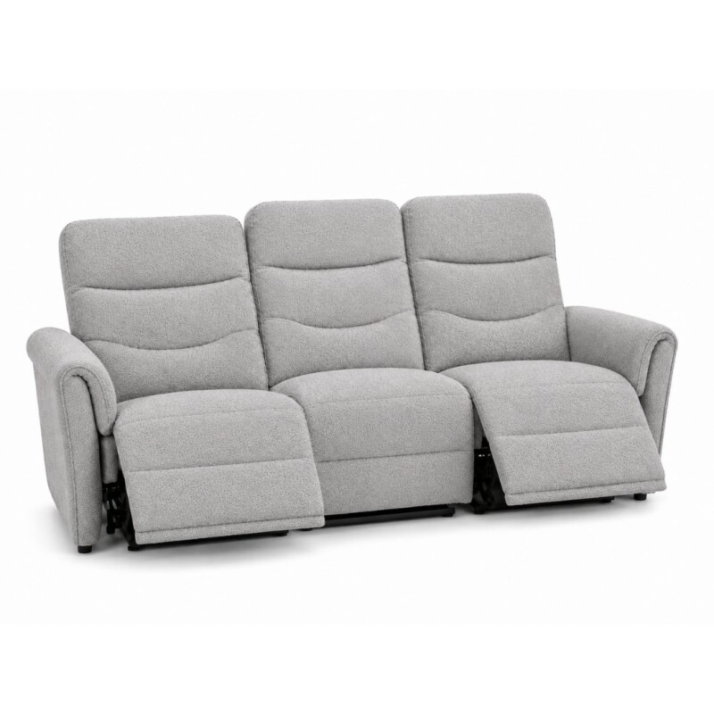 Sofá Recliner Manual 3 Cuerpos Gris Sofá Recliner Manual 3 Cuerpos Gris