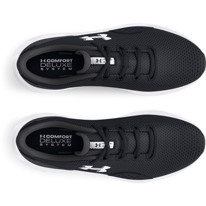 UA Charged Surge 4-WHT BLK-001