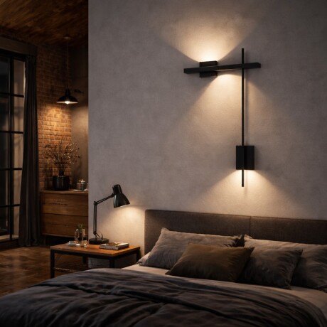 Aplique led de pared doble cubo indirecto 18W Aplique led de pared doble cubo indirecto 18W