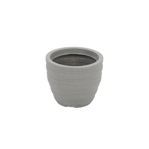 Maceta "INCA" Ø28 x 24cm. piedra granito -TRAMONTINA TD0201