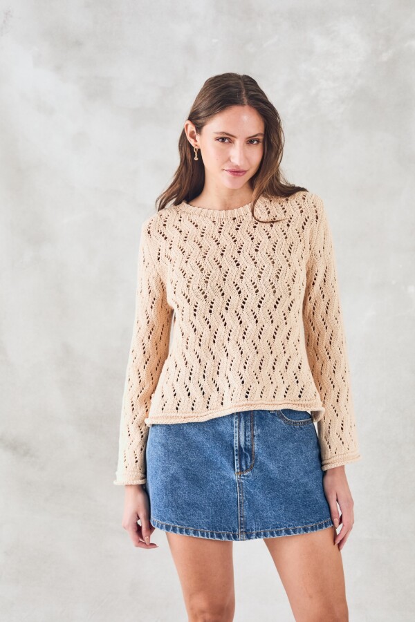 Sweater Textura Crudo
