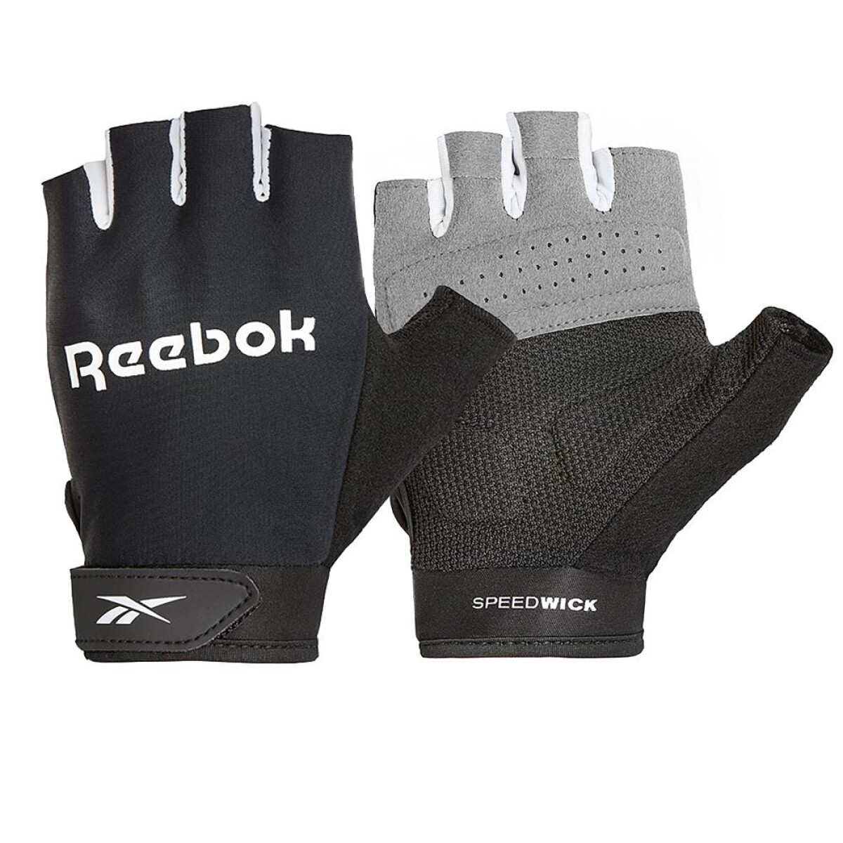 Guante de entrenamiento negro Reebok - GRIS-NEGRO 