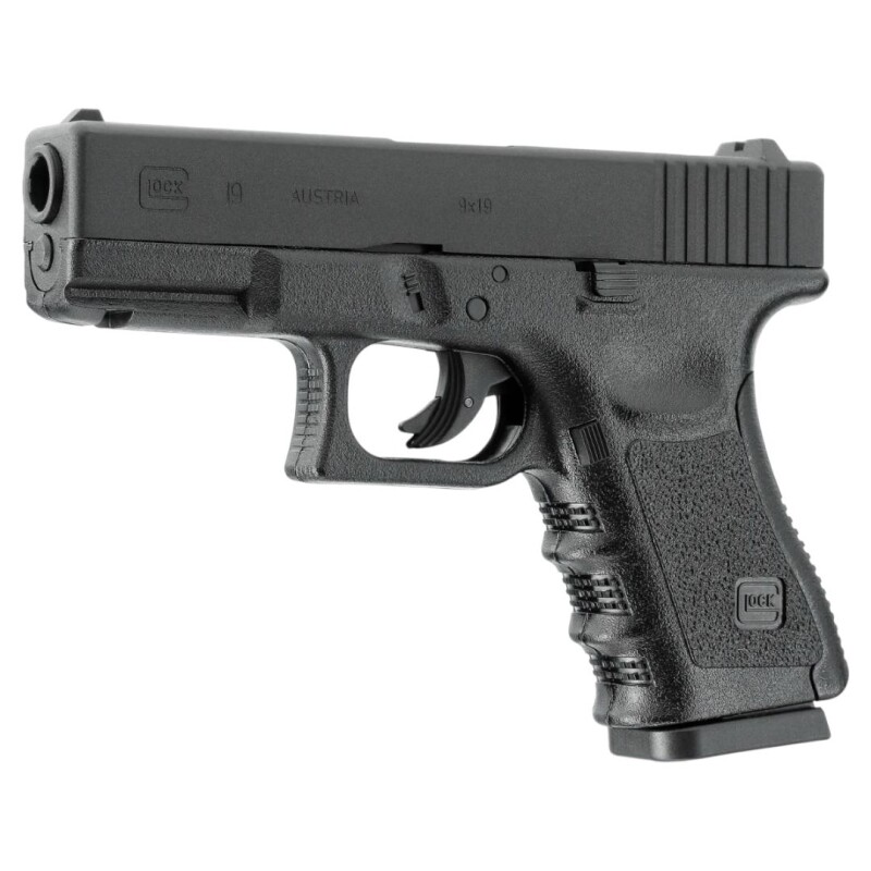 Combo Pistola Co2 Glock 19 Calibre 4.5mm Combo Pistola Co2 Glock 19 Calibre 4.5mm