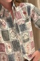 Camisa Azar Print Ludika Camisa Azar Print Ludika