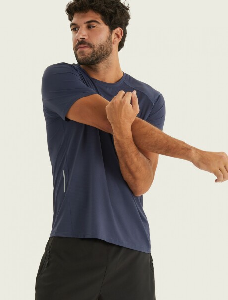 CAMISETA DEPORTIVA HIIT AZUL