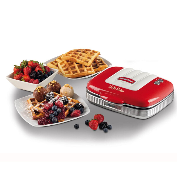 Waflera Máquina De Wafles Ariete 1973 Retro ROJA