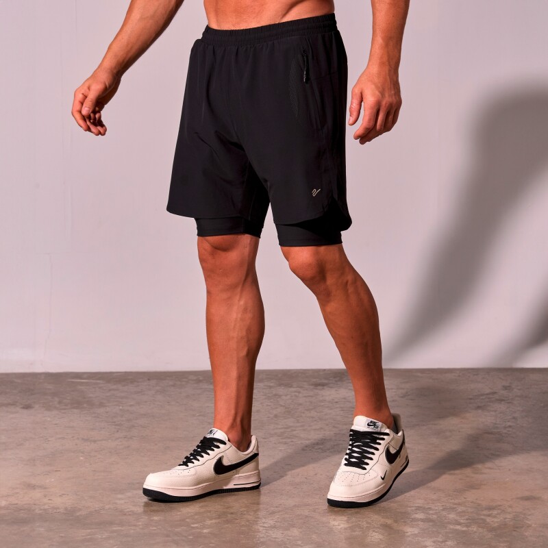 Pantalón Corto Liam de Hombre Negro