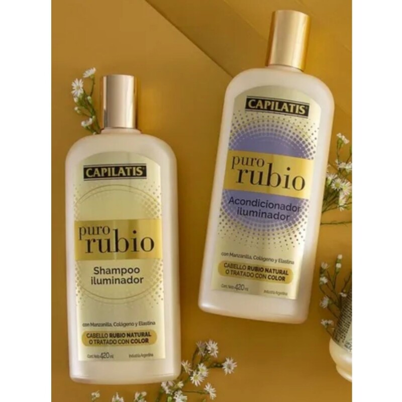 Shampoo Capilatis Iluminador Puro Rubio 420 ML