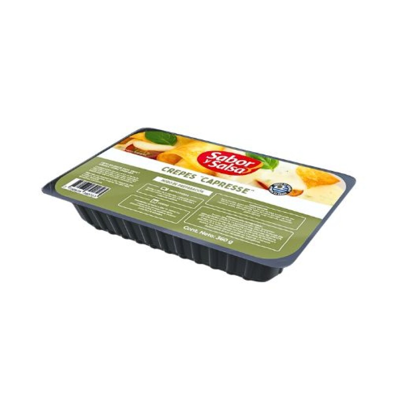 Crepes Caprese c/salsa Sabor&Salsa - 360 g Crepes Caprese c/salsa Sabor&Salsa - 360 g