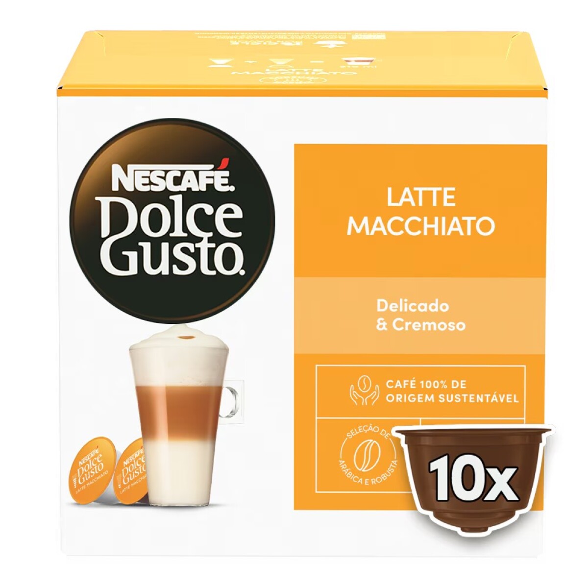 Capsulas Dolce Gusto Cafe Latte Macchiato X10 