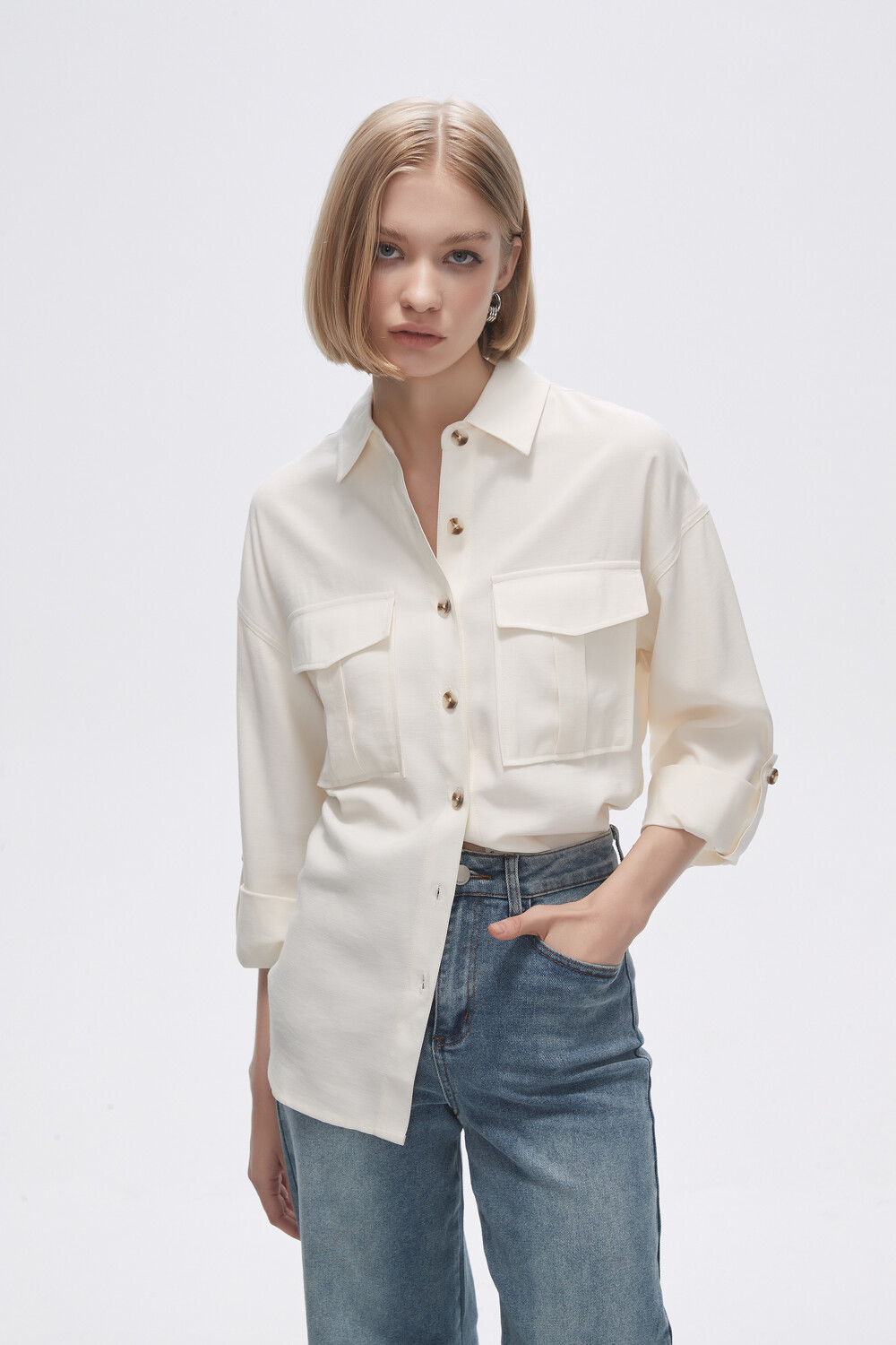 Camisa Tome Crudo / Natural