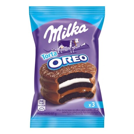Alfajor Milka Triple Oreo con Dulce de Leche VIOLETA