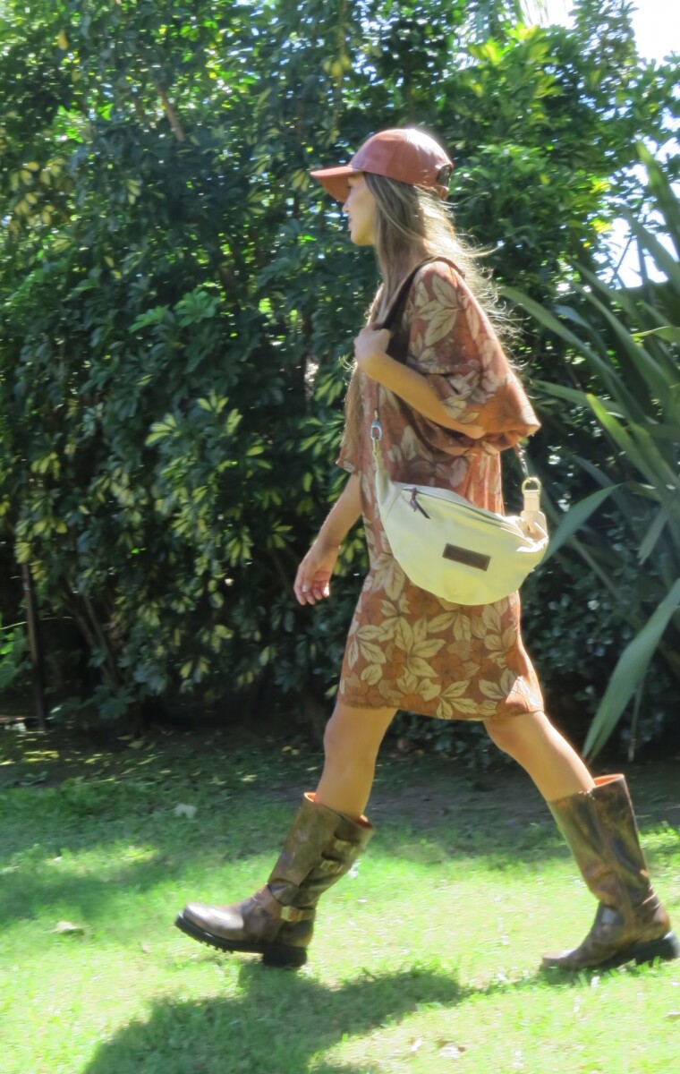 Leather Fanny Pack - Avellana 
