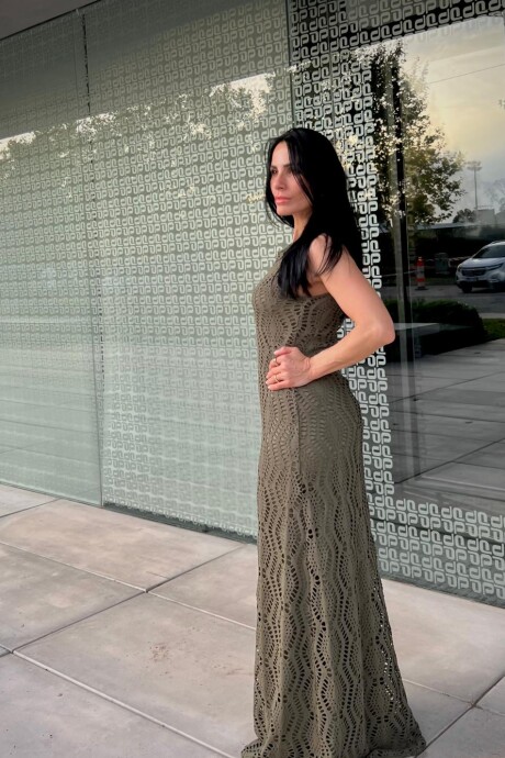 Vestido sin manga Aleida Verde