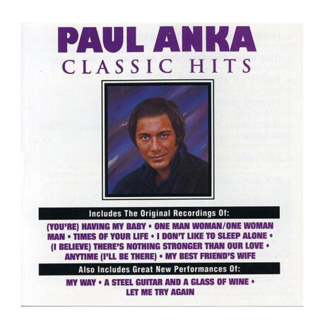 Anka,paul / Classic Hits - Lp - Vinilo Anka,paul / Classic Hits - Lp - Vinilo