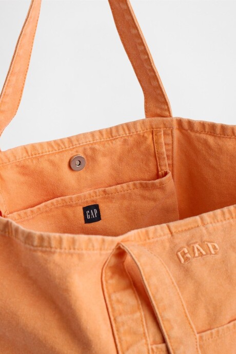 Bolso Tote Logo Gap Mujer Tangerine