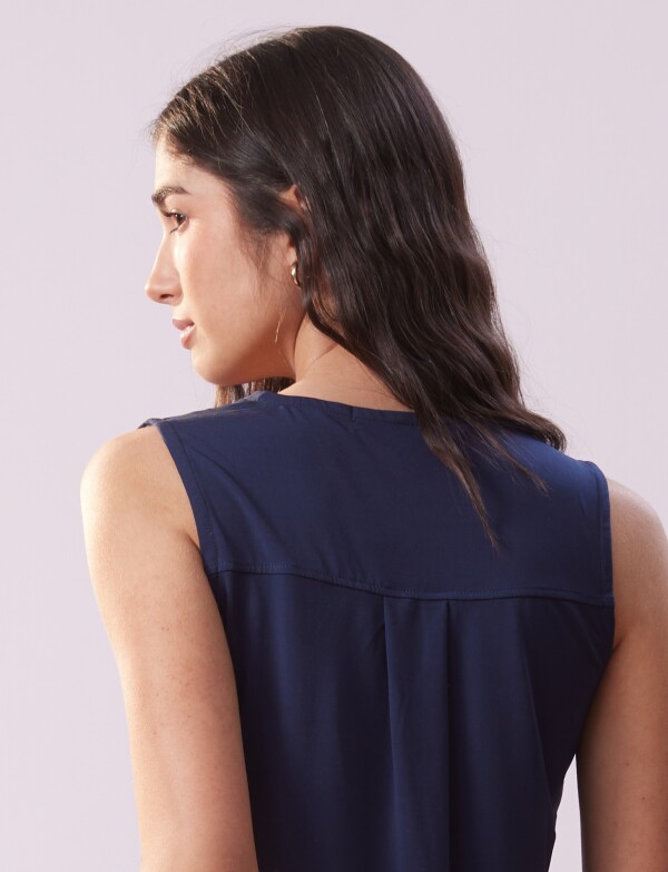 Blusa Lazo Entrelazado MARINO
