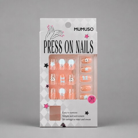 UÑAS POSTIZAS PRESS ON COLECCIÓN MOONLIGHT (PERRITO ADORABLE) UÑAS POSTIZAS PRESS ON COLECCIÓN MOONLIGHT (PERRITO ADORABLE)
